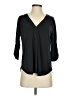 Lush Black 3/4 Sleeve Blouse Size S - photo 1