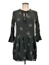 Madewell 100% Polyester Gray Green Casual Dress Size M - photo 1