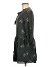 Madewell 100% Polyester Gray Green Casual Dress Size M - photo 5