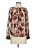 Bellatrix 100% Polyester Brown Long Sleeve Blouse Size XS - photo 1