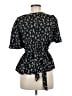 Shein 100% Polyester Black Short Sleeve Blouse Size 6 - photo 2