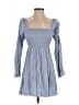 Shein 100% Polyester Blue Casual Dress Size 4 - photo 1