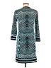 MICHAEL Michael Kors Graphic Teal Casual Dress Size M - photo 2