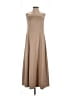 Shein Solid Tan Casual Dress Size 2 - photo 1