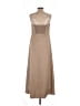 Shein Solid Tan Casual Dress Size 2 - photo 2