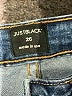 Just Black Stripes Blue Jeans Size 26 waist - photo 7
