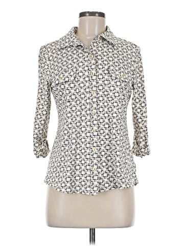 Charter Club 3/4 Sleeve Button-Down Shirt (view 1)