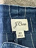 J.Crew 100% Cotton Stripes Blue Casual Pants Size 00 - photo 7