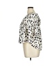 Bucketlist Animal Print Ivory Short Sleeve Blouse Size XL (estimated) - photo 5
