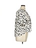 Bucketlist Animal Print Ivory Short Sleeve Blouse Size XL (estimated) - photo 4