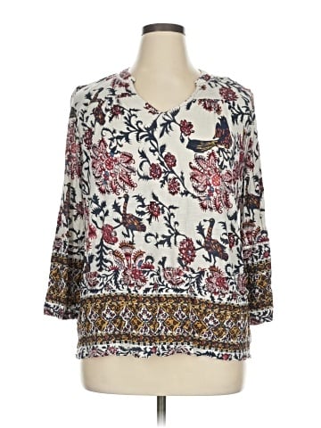Chelsea & Theodore 3/4 Sleeve Blouse (view 1)