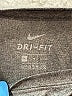 Nike 100% Polyester Gray Active T-Shirt Size M - photo 7