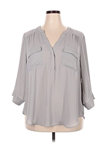 Torrid 3/4 Sleeve Blouse (view 1)