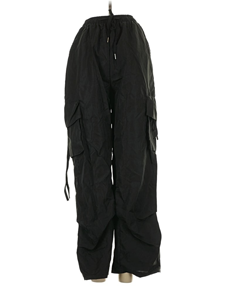 Pre-owned Unbranded Cargo Pants In Black