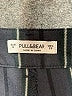 Pull&Bear Stripes Blue Casual Pants Size M - photo 7
