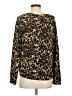 Nine Britton Animal Print Brown Long Sleeve Blouse Size S - photo 2