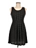 Max Studio Polka Dots Black Casual Dress Size M - photo 1