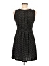 Max Studio Polka Dots Black Casual Dress Size M - photo 2