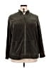 Assorted Brands Brown Green Zip Up Hoodie Size 18 - photo 1