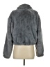 Elevenses 100% Polyester Gray Faux Fur Jacket Size S - photo 2
