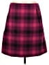 Halogen Plaid Burgundy Casual Skirt Size 10 - photo 1