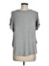 Lovemarks Gray Short Sleeve Top Size M - photo 2
