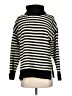 Gap Stripes Black Turtleneck Sweater Size S - photo 1