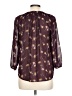 Jolt Purple 3/4 Sleeve Blouse Size L - photo 2