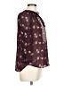 Jolt Purple 3/4 Sleeve Blouse Size L - photo 4