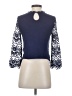 Soieblu 100% Polyester Blue 3/4 Sleeve Blouse Size S - photo 2