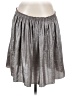 Corey Lynn Calter 100% Polyester Metallic Silver Casual Skirt Size M - photo 1