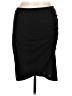 Leith Solid Black Casual Skirt Size L - photo 1