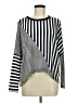 213 Industry Stripes Blue Long Sleeve Blouse Size M - photo 1