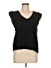 RD Style 100% Cotton Black Sleeveless Blouse Size M - photo 1