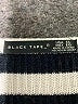 Black Tape_ Stripes Black Pullover Sweater Size XL - photo 7