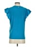 DKNY Teal Short Sleeve Top Size S - photo 2