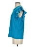DKNY Teal Short Sleeve Top Size S - photo 5