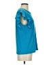 DKNY Teal Short Sleeve Top Size S - photo 4