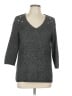 DressBarn Metallic Gray Pullover Sweater Size L - photo 1