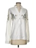 CBR 100% Polyester Ivory White Long Sleeve Blouse Size XS (estimated) - photo 1