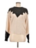 Joie Chevron-herringbone Tan Pullover Sweater Size M - photo 1