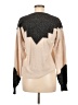 Joie Chevron-herringbone Tan Pullover Sweater Size M - photo 2