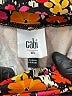 CAbi Floral Orange Red Shorts Size XS - photo 3