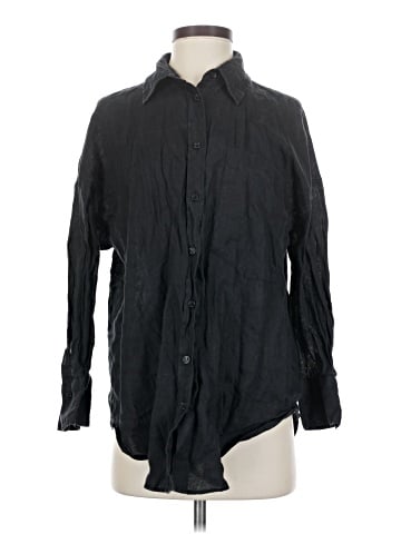 Zara Long Sleeve Button-Down Shirt (view 1)