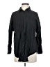 Zara 100% Linen Black Long Sleeve Button-Down Shirt Size XS - photo 1
