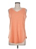 Unbranded Orange Sleeveless T-Shirt Size M - photo 1
