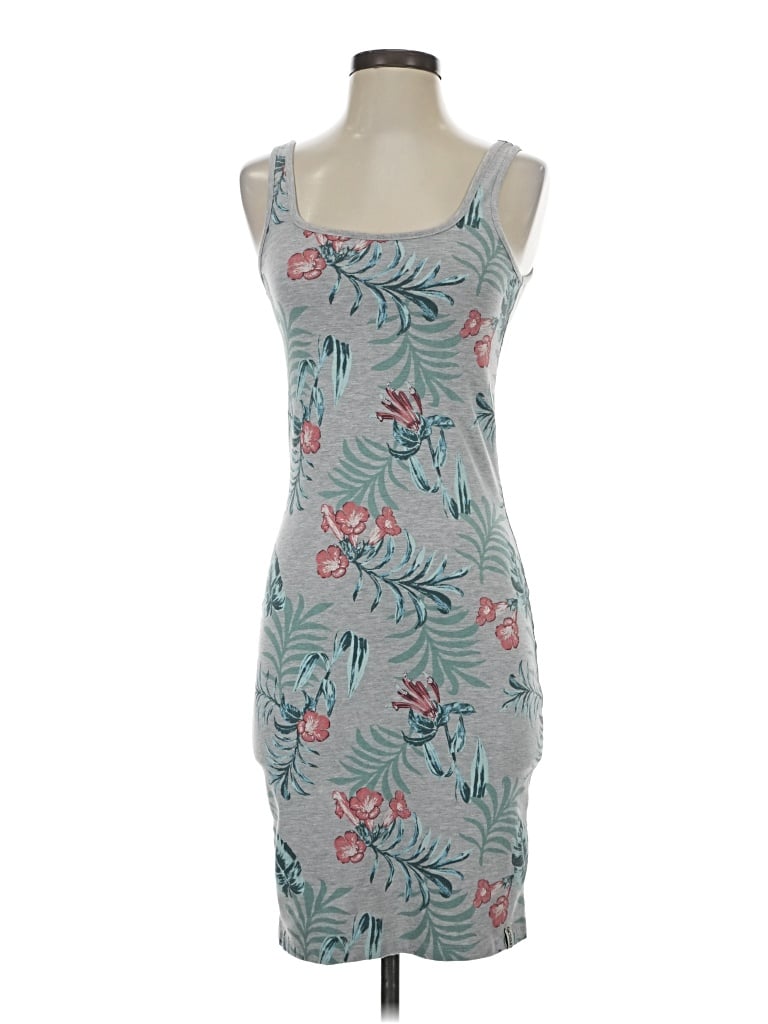 Pre-owned Superdry Cocktail Dress In Gray