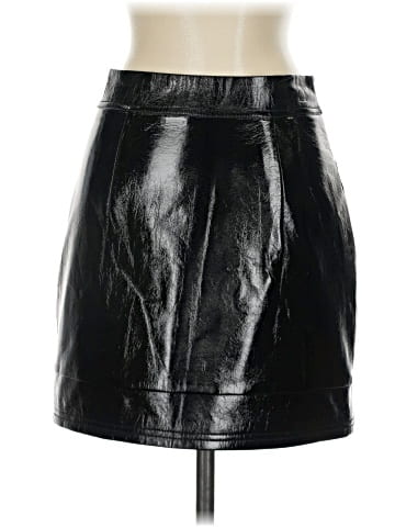 Topshop Faux Leather Skirt (view 2)