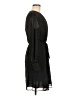 Ann Taylor 100% Polyester Polka Dots Black Casual Dress Size 6 - photo 4