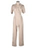 Shein Solid Tan Jumpsuit Size 4 - photo 1